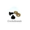 OJOS DE SEGURIDAD OVALADOS COLOR NEGRO 8x11mm (PAR) OJOS DE SEGURIDAD OVALADOS COLOR NEGRO 8x11mm (PAR)