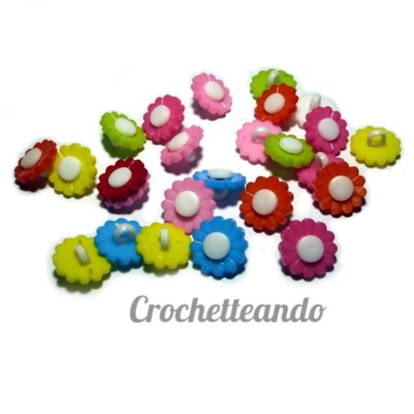 BOTON FORMA DE FLOR 15x15mm BOTON FORMA DE FLOR 15x15mm