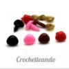 NARIZ DE SEGURIDAD TRIANGULAR COLORES VARIADOS 11*9mm NARIZ DE SEGURIDAD TRIANGULAR COLORES VARIADOS 11*9mm