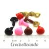 NARIZ DE SEGURIDAD TRIANGULAR COLORES VARIADOS 11*9mm NARIZ DE SEGURIDAD TRIANGULAR COLORES VARIADOS 11*9mm