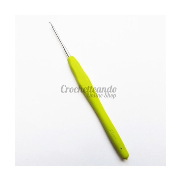 GANCHILLO ALUMINIO Y SILICONA 2mm GANCHILLO ALUMINIO Y SILICONA 2mm