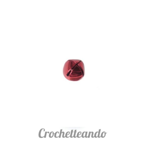 CASCABEL 12MM ROJO X UNIDAD