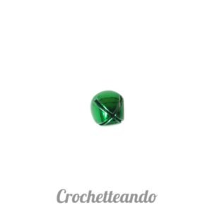 CASCABEL 12MM VERDE X 5 UNIDADES
