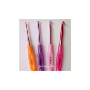 SET GANCHILLOS MANGO PLASTICO 2.0mm a 5.0mm SET GANCHILLOS MANGO PLASTICO 2.0mm a 5.0mm
