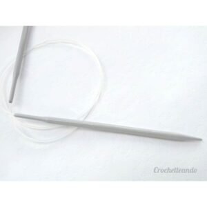 AGUJA CIRCULAR EN ALUMINIO 3mm - 80cm AGUJA CIRCULAR EN ALUMINIO 3mm - 80cm