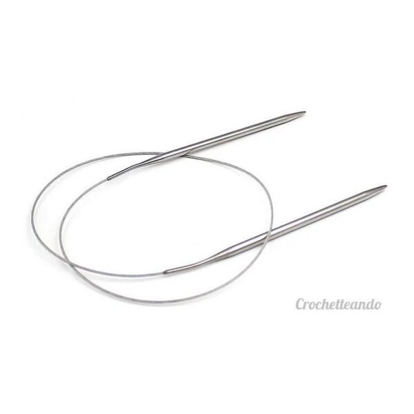 AGUJA DE TEJER CIRCULAR 10mm - 80cm AGUJA DE TEJER CIRCULAR 10mm - 80cm