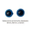 OJOS DE SEGURIDAD COLORES VARIADOS 8mm (PAR) OJOS DE SEGURIDAD COLORES VARIADOS 8mm (PAR)
