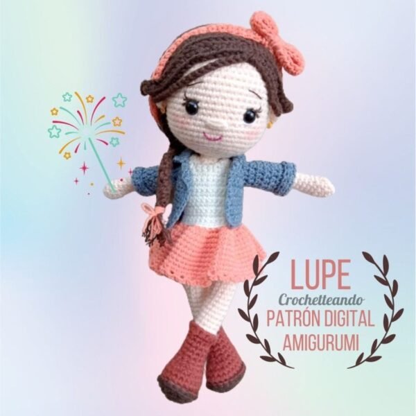 LUPE _PATRON DIGITAL MUÑECA AMIGURUMI LUPE _PATRON DIGITAL MUÑECA AMIGURUMI