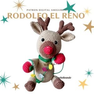RODOLFO EL RENO _PATRON DIGITAL AMIGURUMI PDF