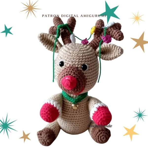 RODOLFO EL RENO _PATRON DIGITAL AMIGURUMI PDF