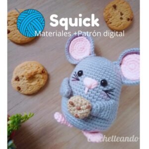 KIT AMIGURUMI: PATRON + MATERIALES SQUICK