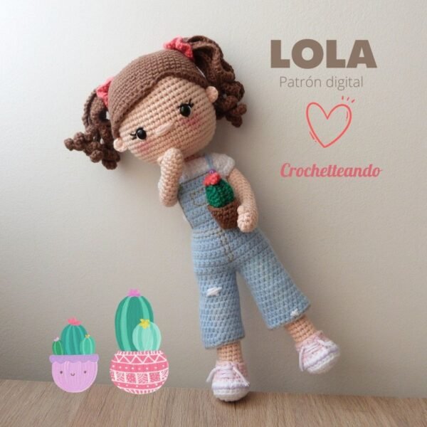 LOLA _PATRON DIGITAL MUÑECA AMIGURUMI LOLA _PATRON DIGITAL MUÑECA AMIGURUMI