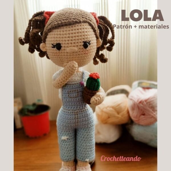 KIT AMIGURUMI: PATRON + MATERIALES LOLA KIT AMIGURUMI: PATRON + MATERIALES LOLA