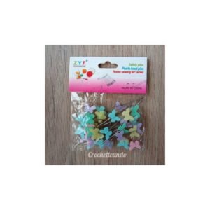 ALFILERES MARIPOSAS DE COLORES x 50und ALFILERES MARIPOSAS DE COLORES x 50und