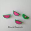BOTON FORMA DE SANDIA FUCSIA 20mm