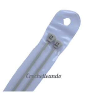 DOS AGUJAS DE 2.5MM