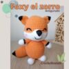 FOXY _PATRON DIGITAL ZORRO AMIGURUMI