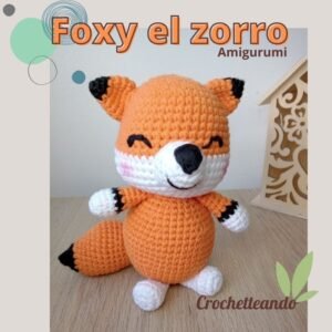FOXY _PATRON DIGITAL ZORRO AMIGURUMI