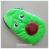 Estuche Kawaii Aguacate - Crochetteando