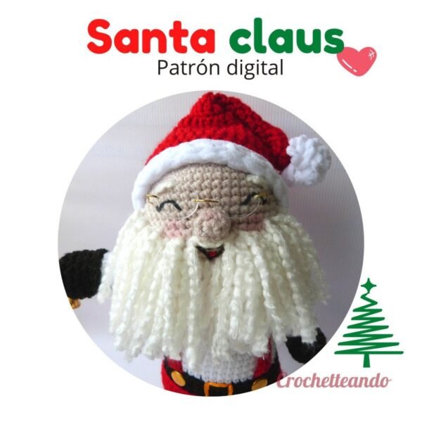 KIT AMIGURUMI: PATRON + MATERIALES SANTA CLAUS KIT AMIGURUMI: PATRON + MATERIALES SANTA CLAUS