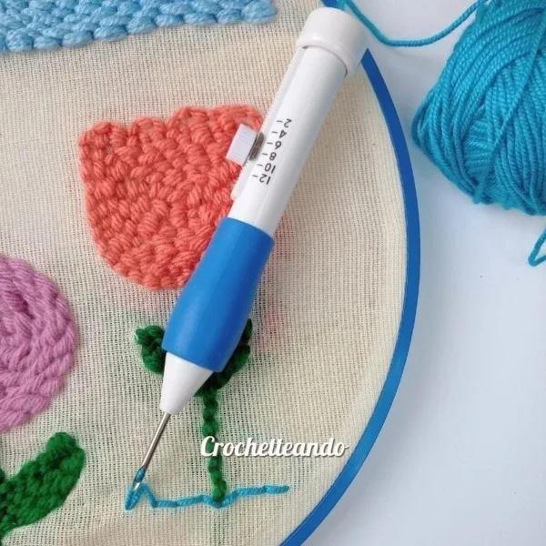Aguja Magica Fina o Punch Needle - Crochetteando