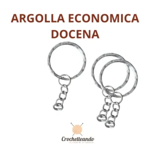 Docena Argollas para Llavero Econo
