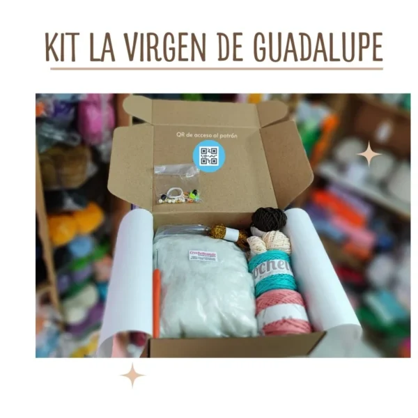 Kit Amigurumi Virgen Guadalupe
