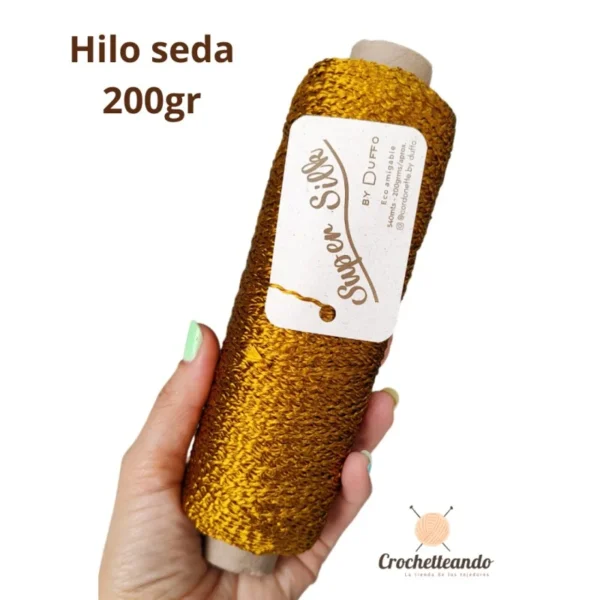 HILO SEDA 200gr - MOSTAZA