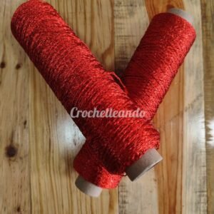 HILO SEDA COLOR ROJO 200gr - SUPER SILK