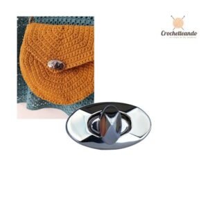 BROCHE TORNIQUETE PARA CIERRE, CHAPA. HERRAJES PARA BOLSOS
