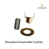BROCHE TORNIQUETE PARA CIERRE, CHAPA. HERRAJES PARA BOLSOS BROCHE TORNIQUETE PARA CIERRE, CHAPA. HERRAJES PARA BOLSOS