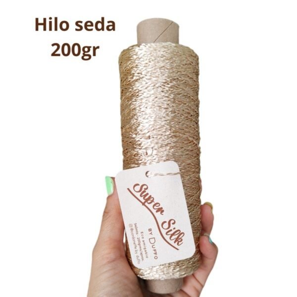 HILO SEDA COLOR DORADO 200gr - SUPER SILK HILO SEDA COLOR DORADO 200gr - SUPER SILK