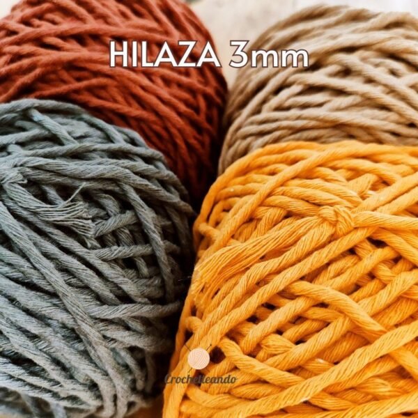HILAZA DE ALGODON 3mm HILAZA DE ALGODON 3mm