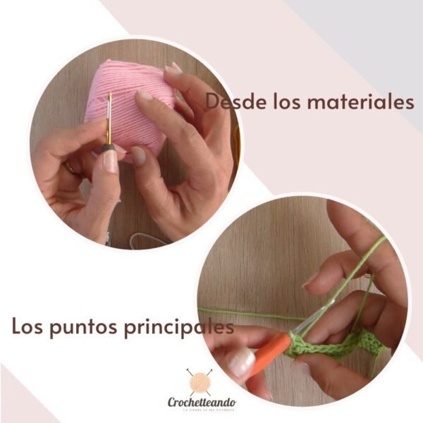 PREVENTA: APRENDE CROCHET DESDE CERO _CURSO ONLINE