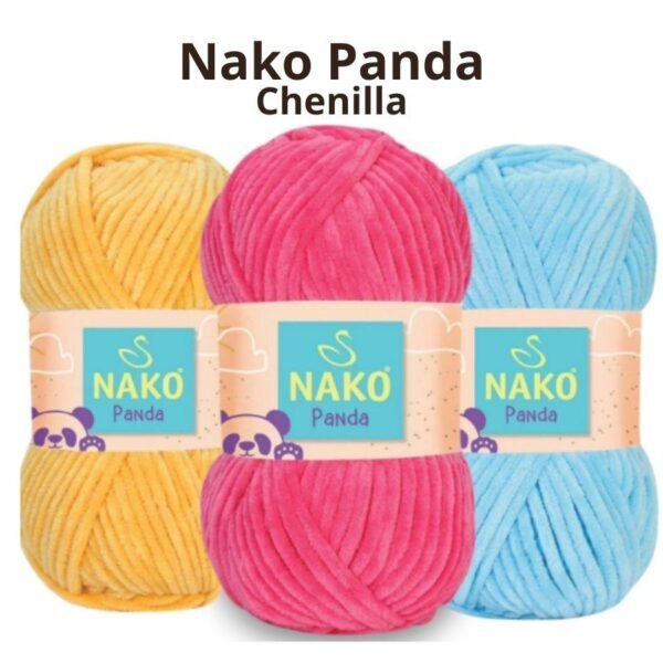 Chenilla: Nako Panda - Crochetteando