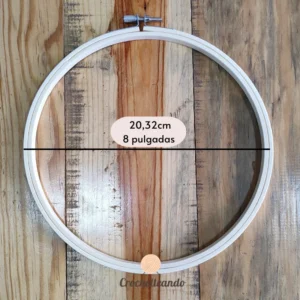 Bastidor Tambor para Bordado 20CM Bambu