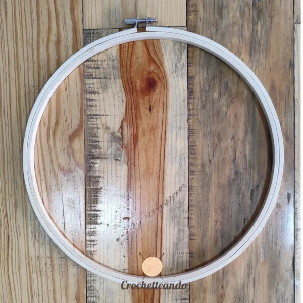 Bastidor Tambor para Bordado 25CM Bambu