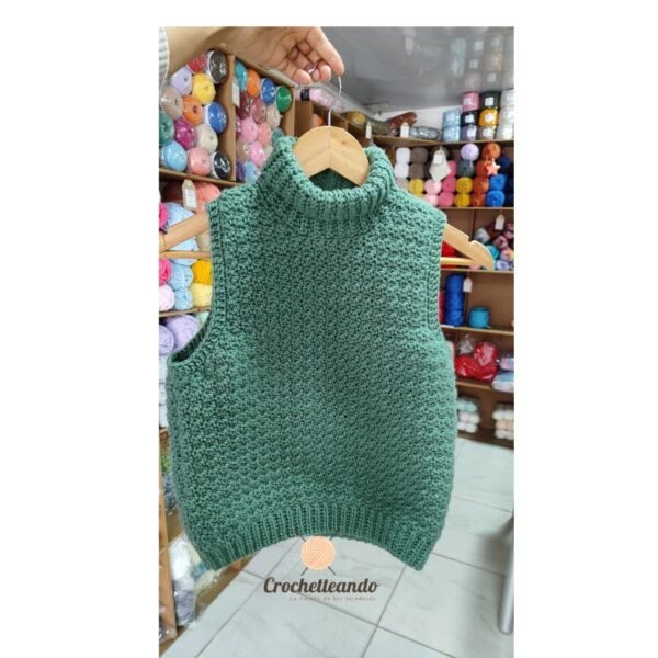KIT CHALECO VIDA A CROCHET