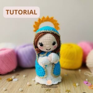 VIRGEN MARIA AMIGURUMI_TUTORIAL VIRGEN MARIA AMIGURUMI_TUTORIAL