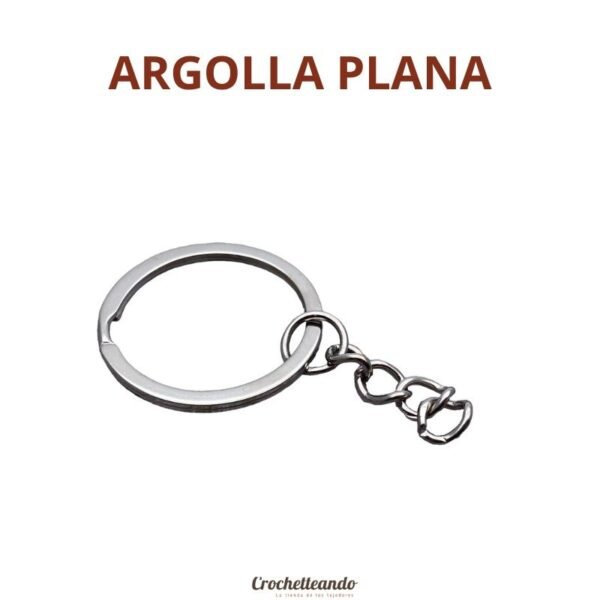 ARGOLLA PARA LLAVERO PLANA ARGOLLA PARA LLAVERO PLANA
