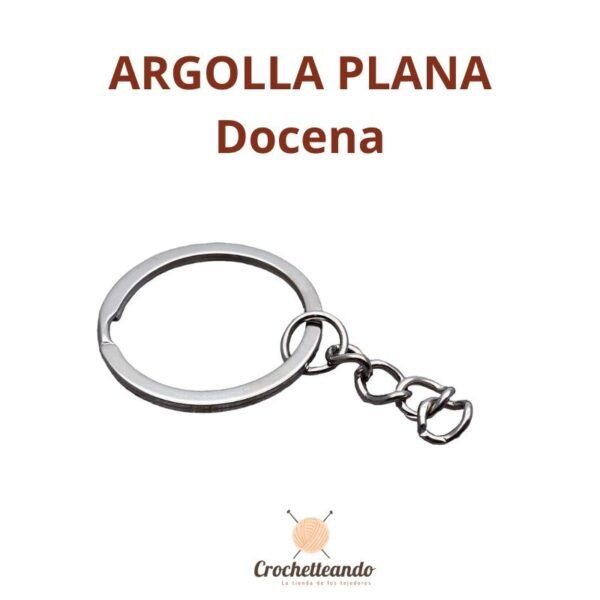 DOCENA ARGOLLAS PARA LLAVERO PLANAS DOCENA ARGOLLAS PARA LLAVERO PLANAS