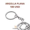 100 ARGOLLAS PARA LLAVERO PLANAS 100 ARGOLLAS PARA LLAVERO PLANAS