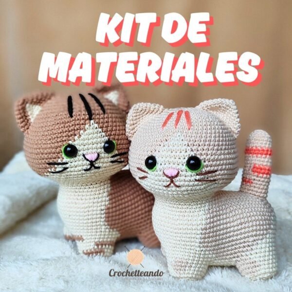 Gato Amigurumi: Kit de Tejido - Crochetteando