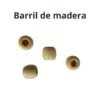 CUENTAS BARRIL EN MADERA