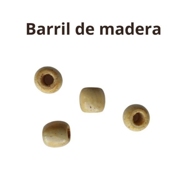 CUENTAS BARRIL EN MADERA