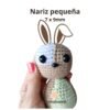 NARIZ PEQUEÑA 7 x 9mm Nariz Pequeña 7 x 9mm - Crochetteando