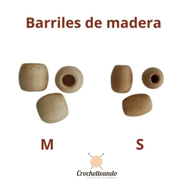 CUENTAS BARRIL EN MADERA