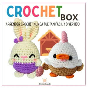 Crochet Box: Curso + Materiales Gallina y Coneja Crochet Box: Curso + Materiales Gallina y Coneja