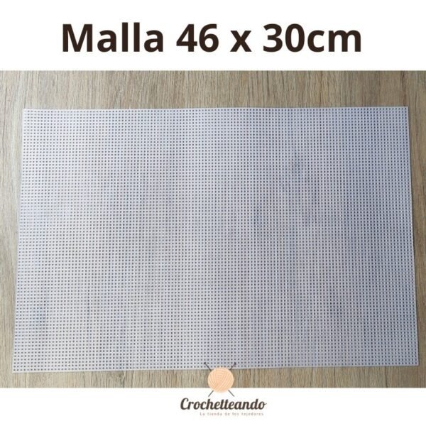 Canvas_malla Plastica 46x30 - Crochetteando