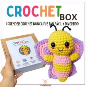 CROCHET BOX: CURSO + MATERIALES Mariposa